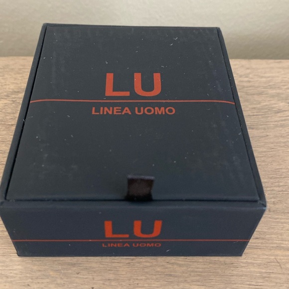 Línea Uomo Cufflink n Tie Clip Set - Picture 4 of 4